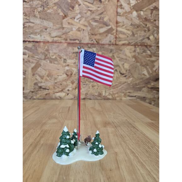 Department 56 The Original Snow Village, Village Flag Pole #5177-2 - Picture 1 of 5